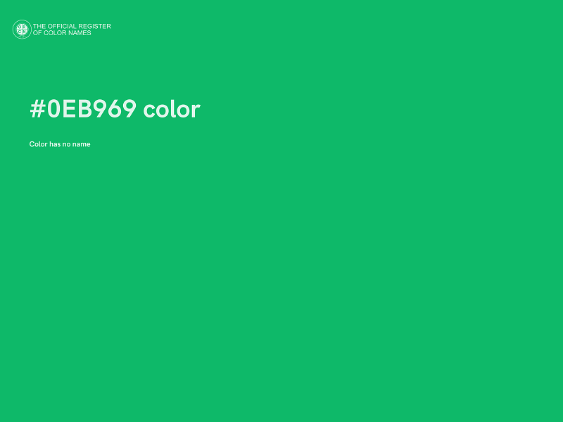#0EB969 color image
