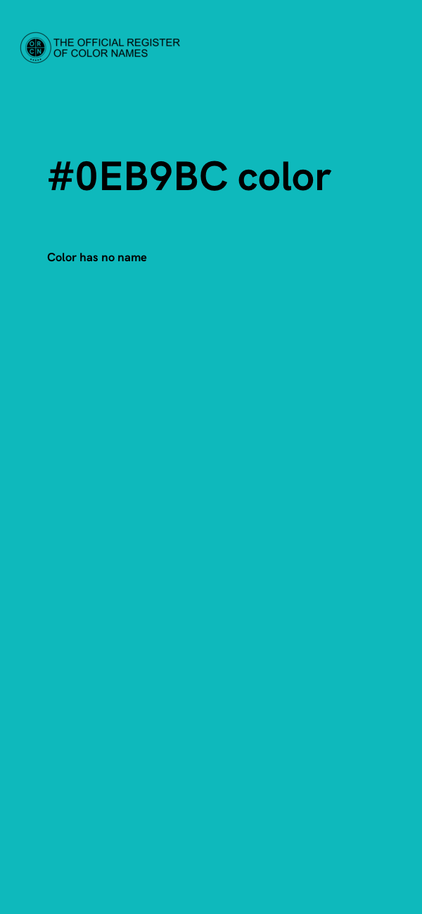 #0EB9BC color image