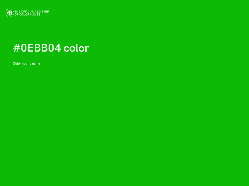 #0EBB04 color image