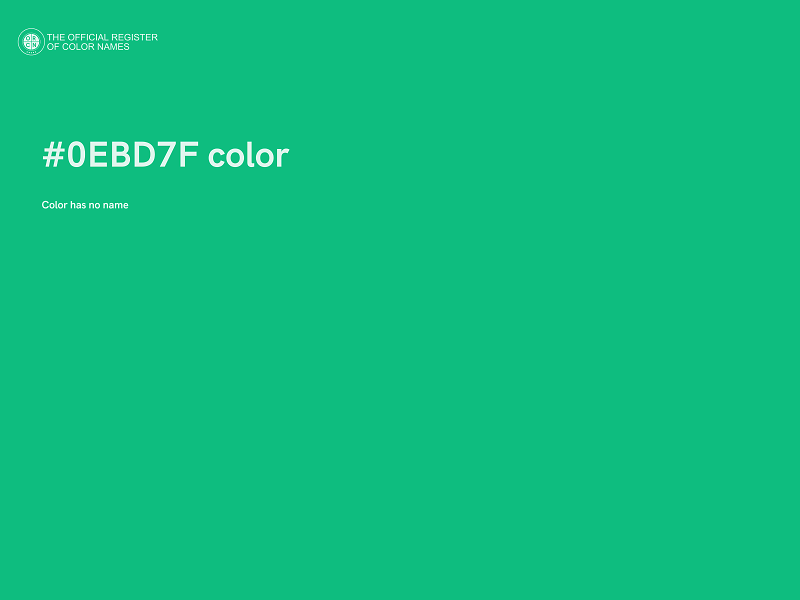 #0EBD7F color image