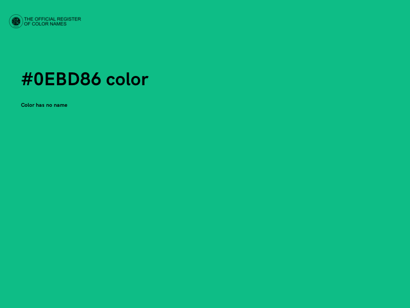 #0EBD86 color image