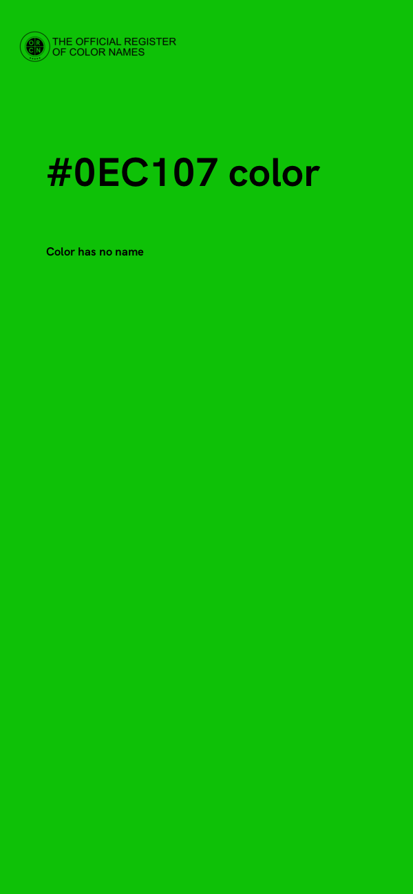#0EC107 color image