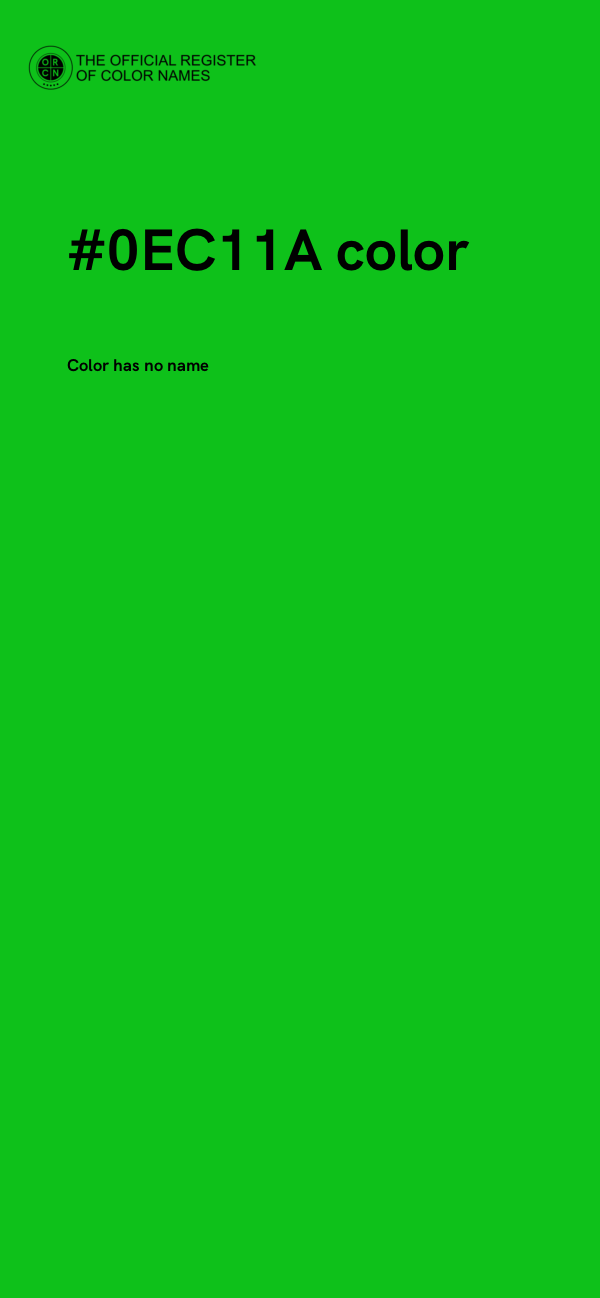 #0EC11A color image