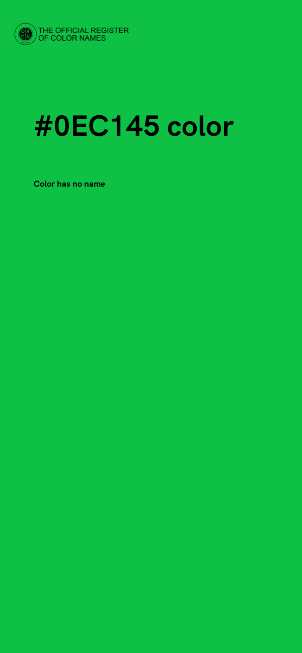 #0EC145 color image