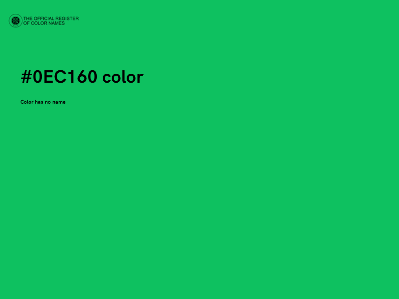 #0EC160 color image