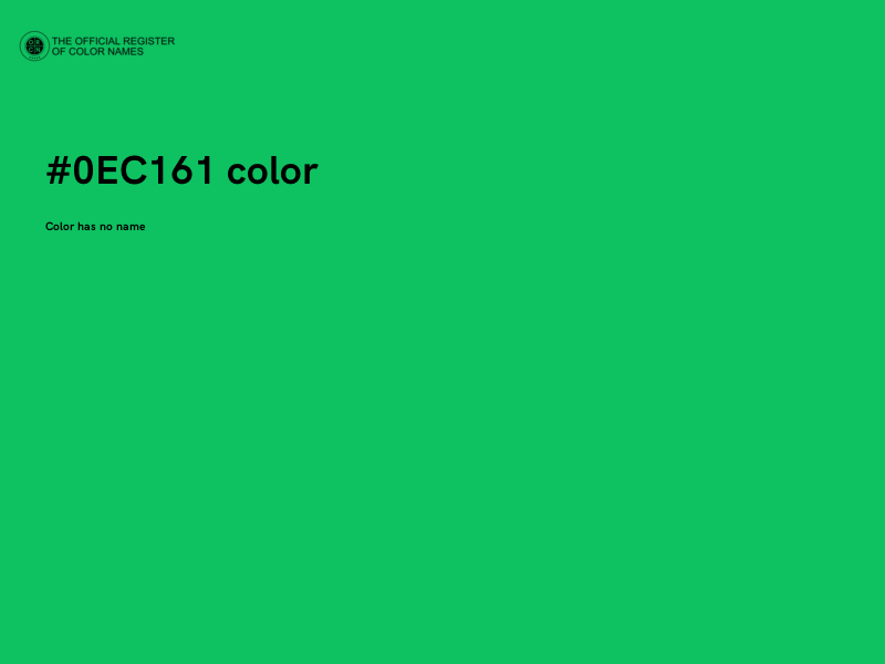 #0EC161 color image