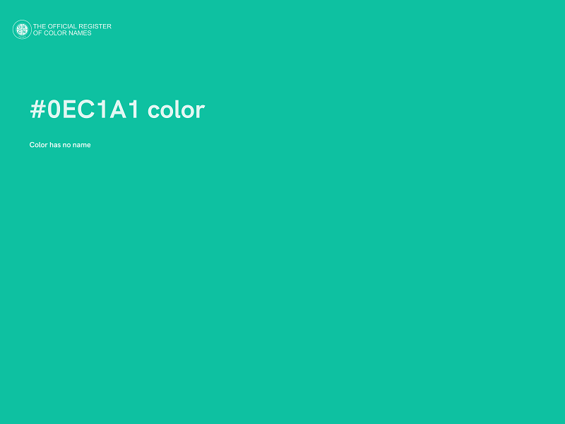 #0EC1A1 color image