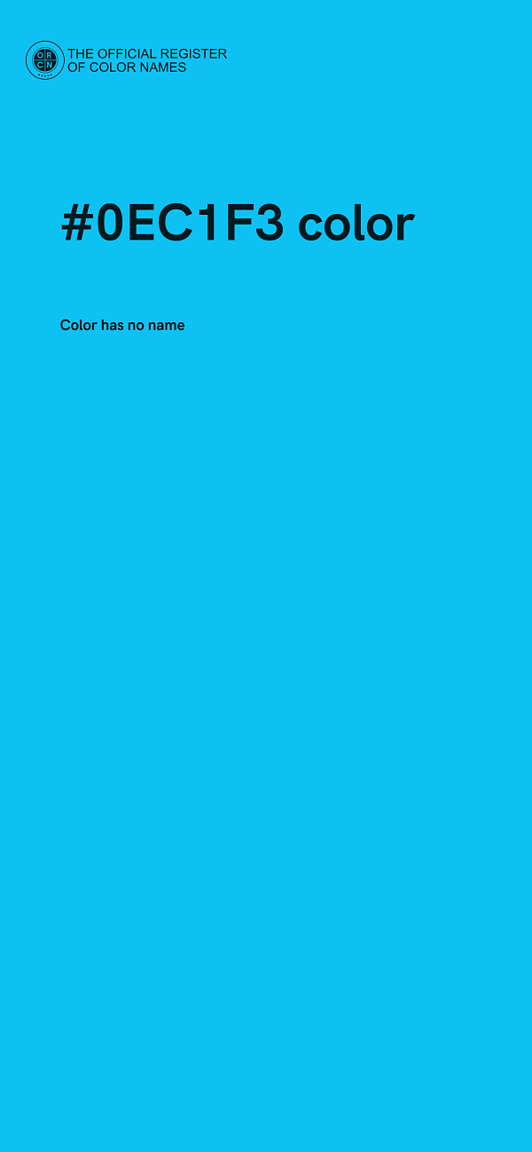#0EC1F3 color image