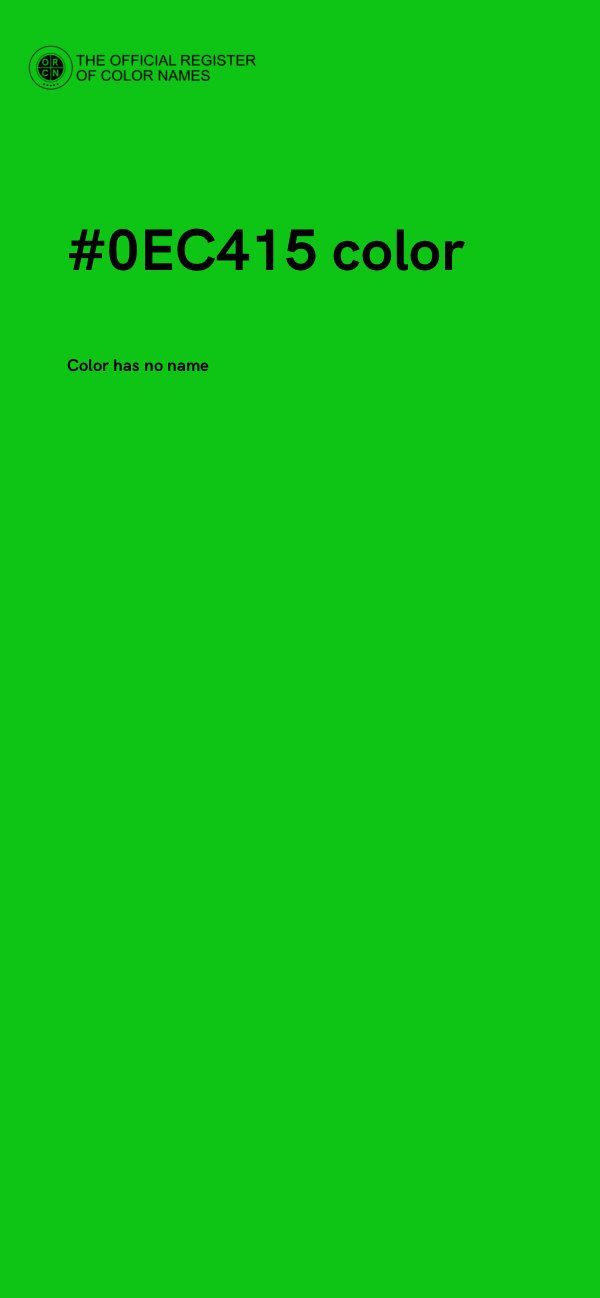#0EC415 color image