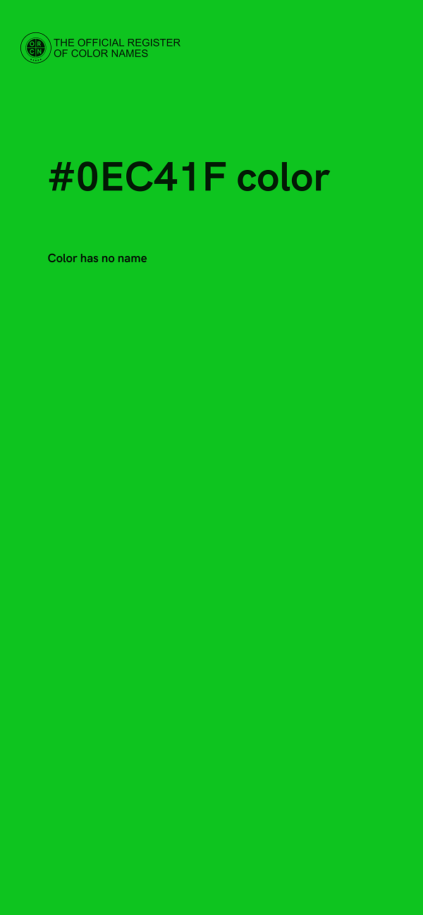 #0EC41F color image