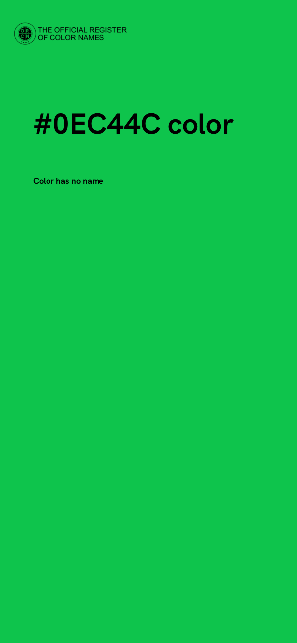 #0EC44C color image