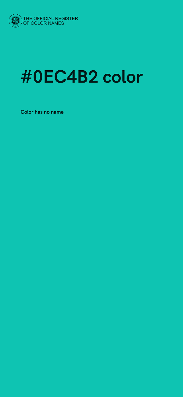 #0EC4B2 color image