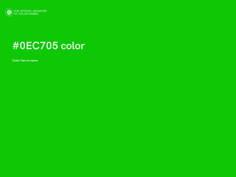 #0EC705 color image