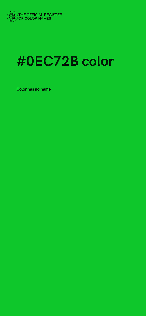 #0EC72B color image