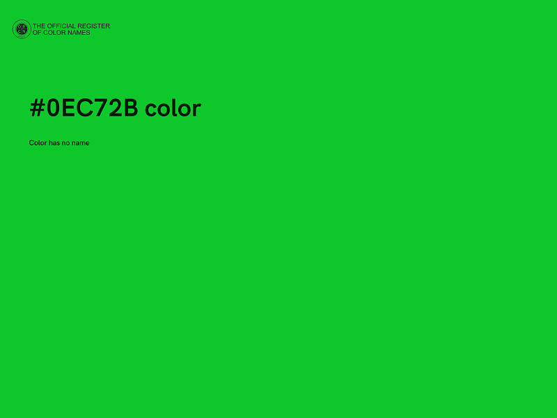 #0EC72B color image