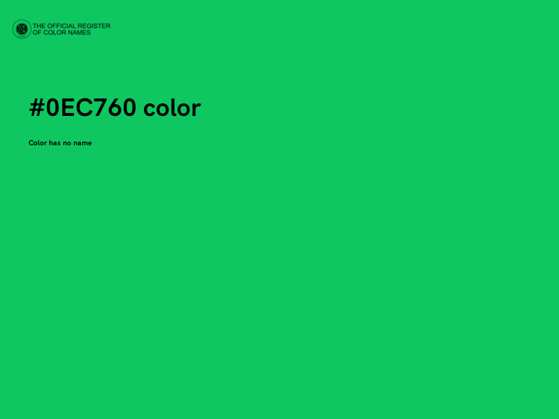 #0EC760 color image