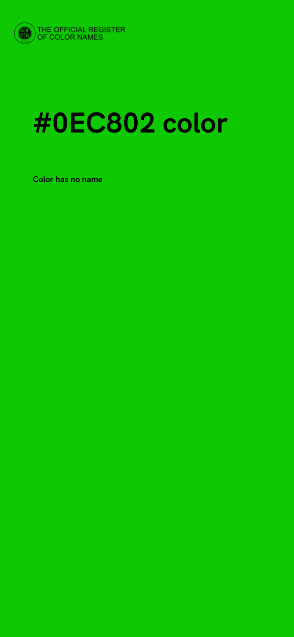 #0EC802 color image