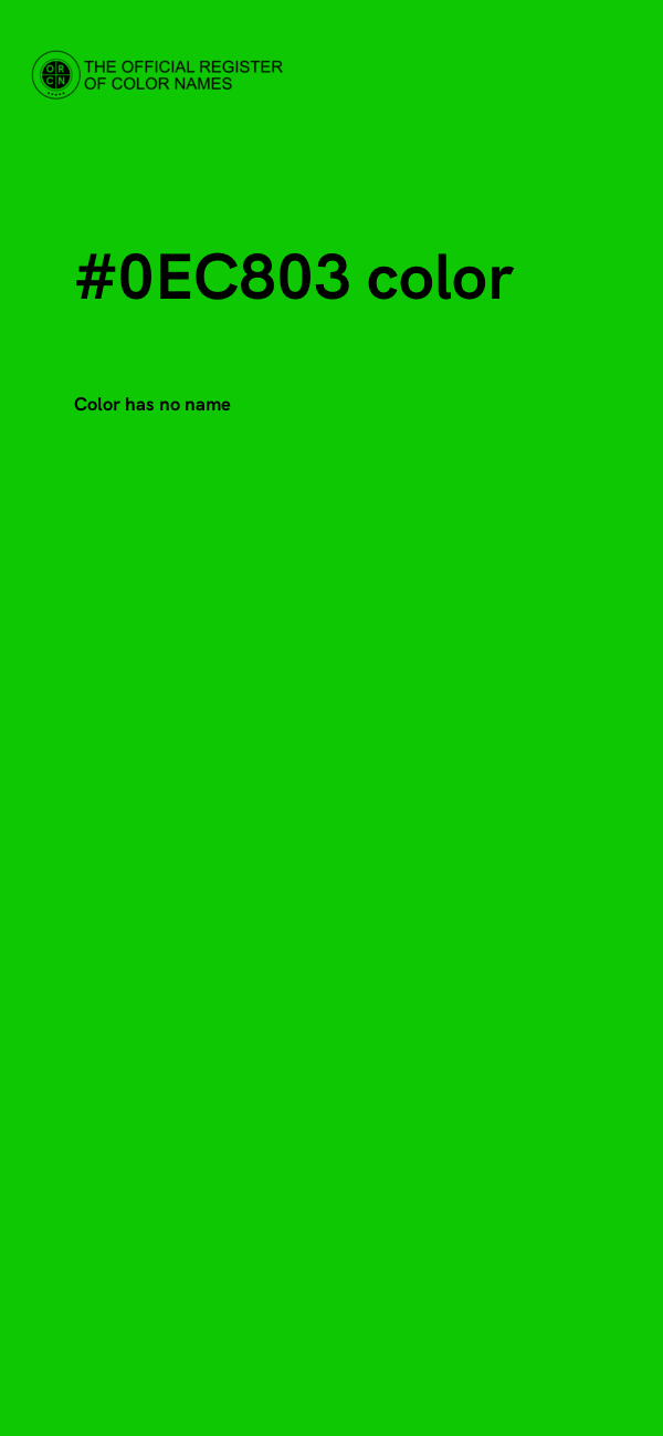 #0EC803 color image
