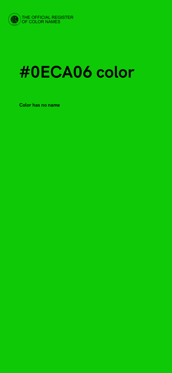 #0ECA06 color image