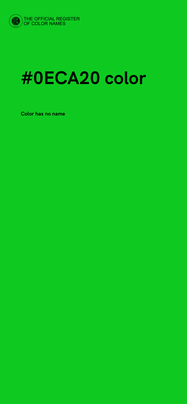 #0ECA20 color image