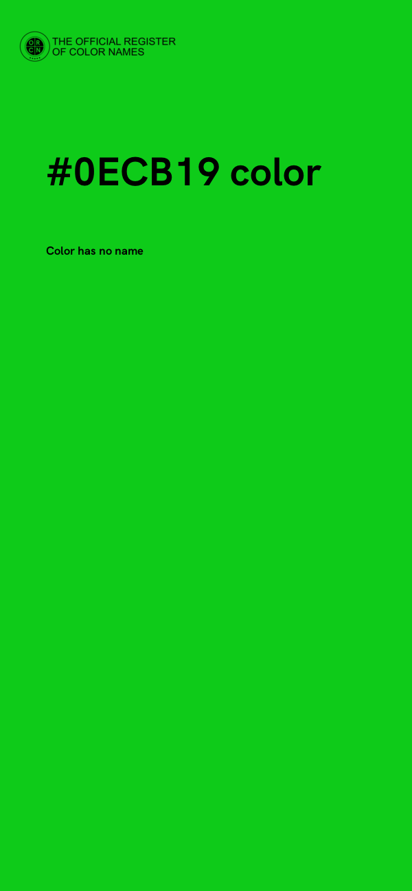 #0ECB19 color image