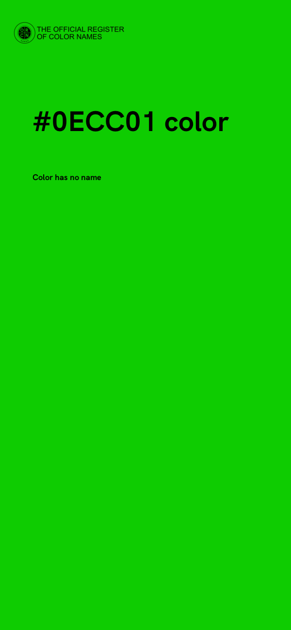#0ECC01 color image