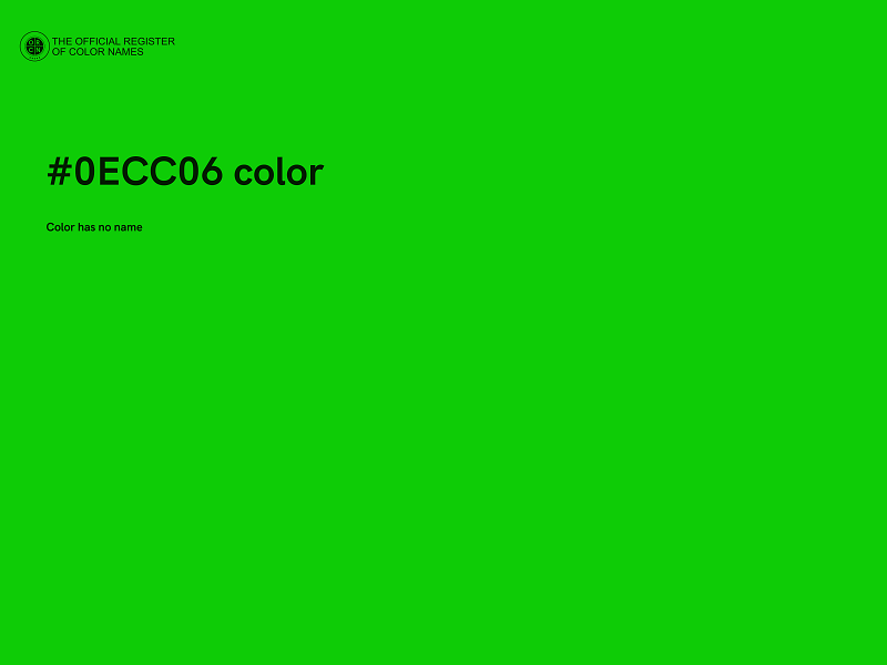 #0ECC06 color image