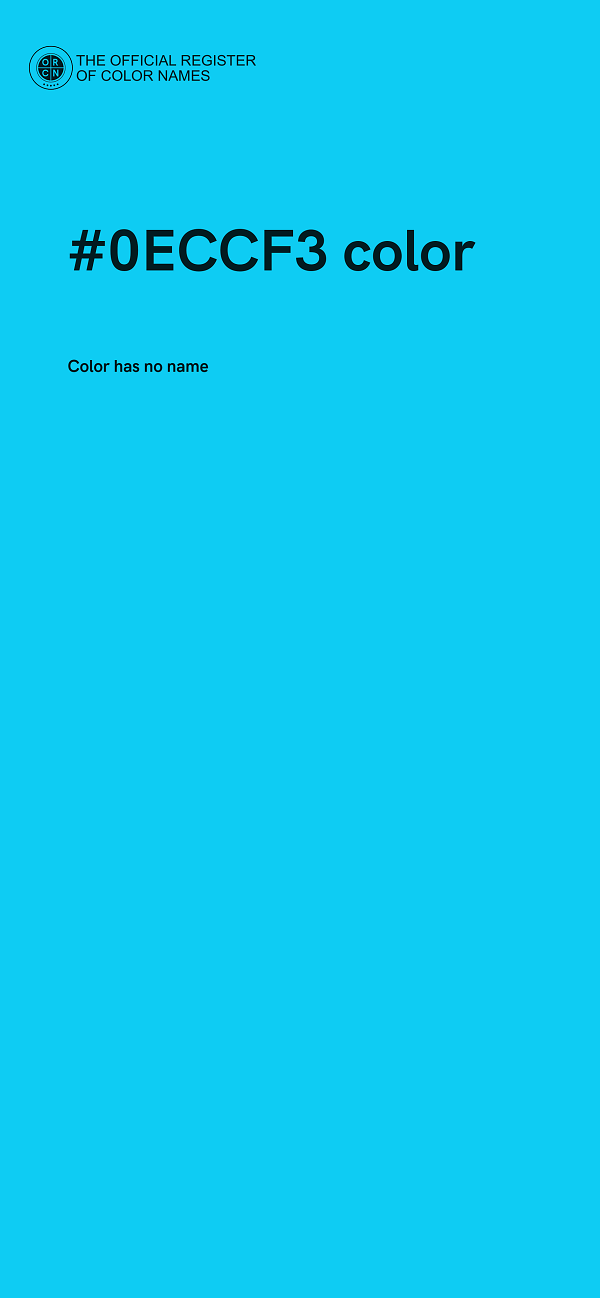 #0ECCF3 color image
