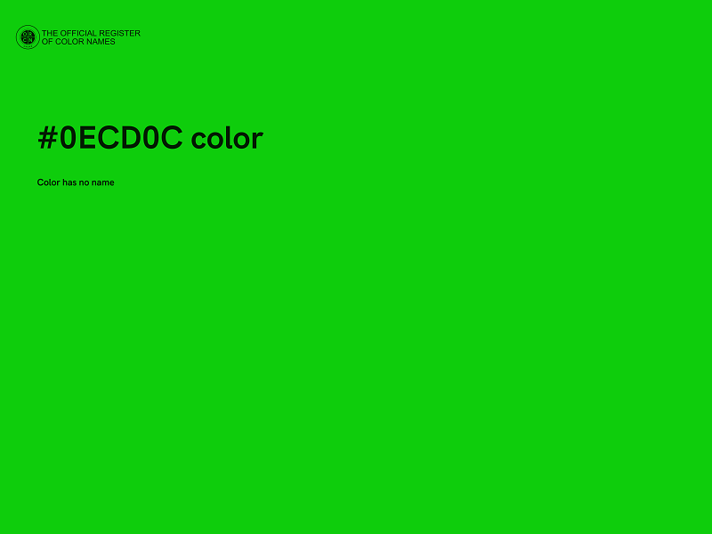 #0ECD0C color image