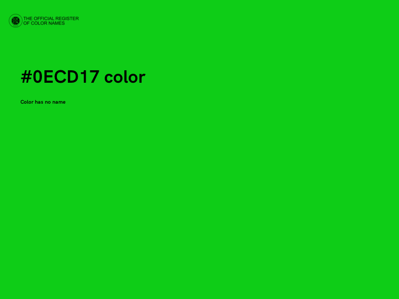 #0ECD17 color image