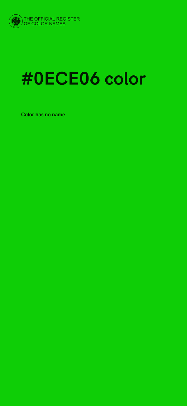 #0ECE06 color image