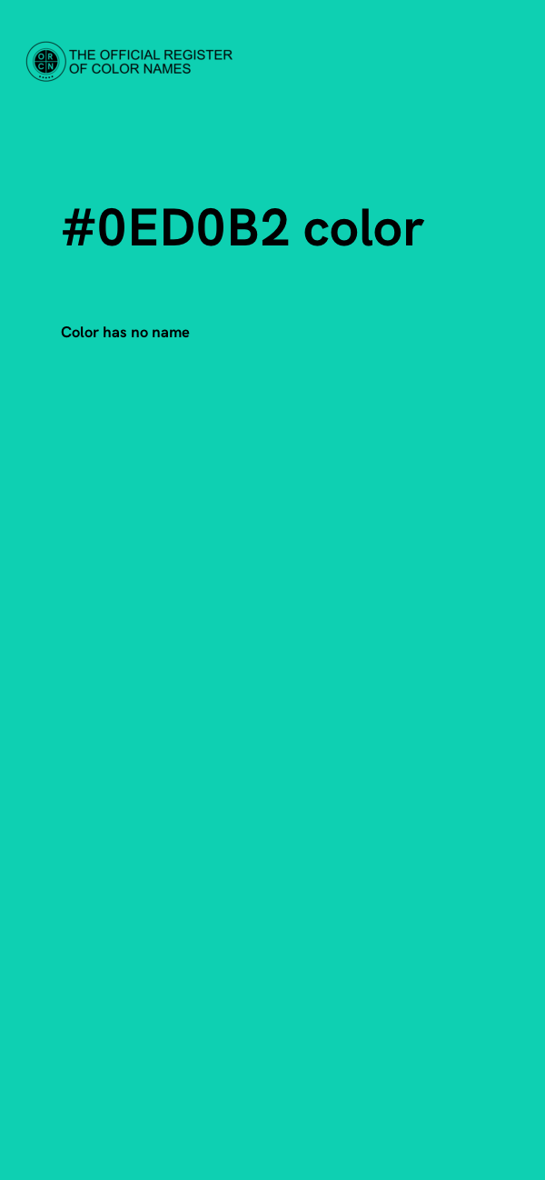 #0ED0B2 color image