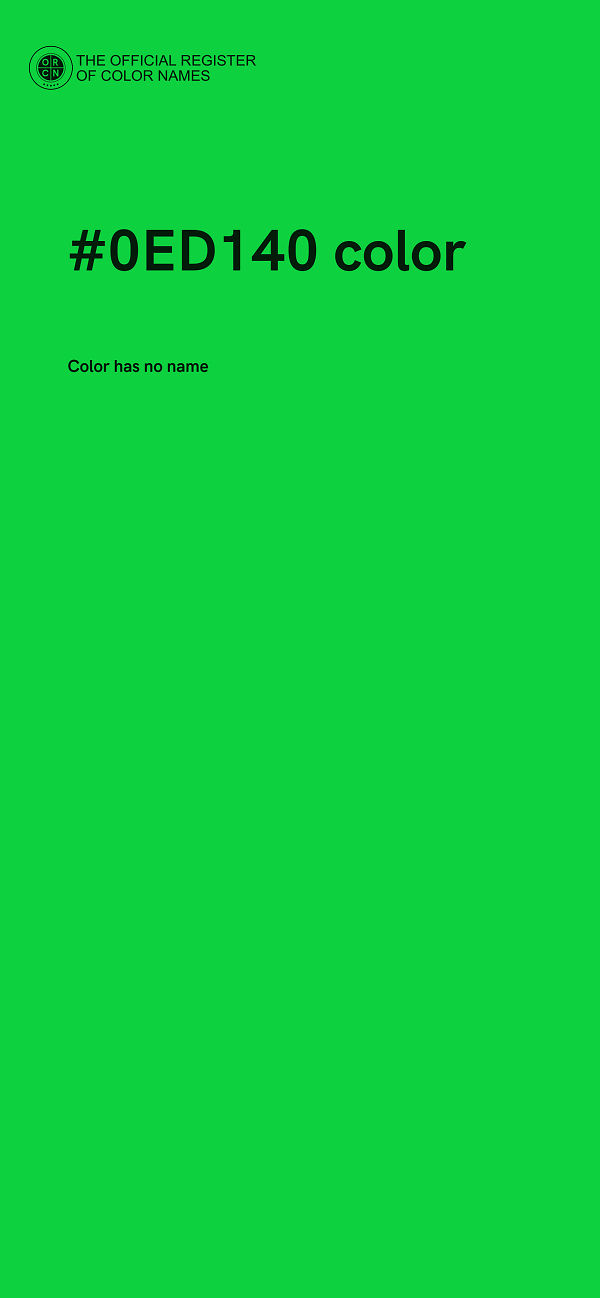 #0ED140 color image
