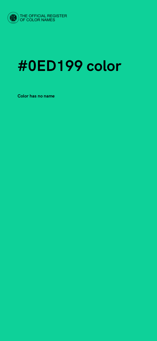 #0ED199 color image