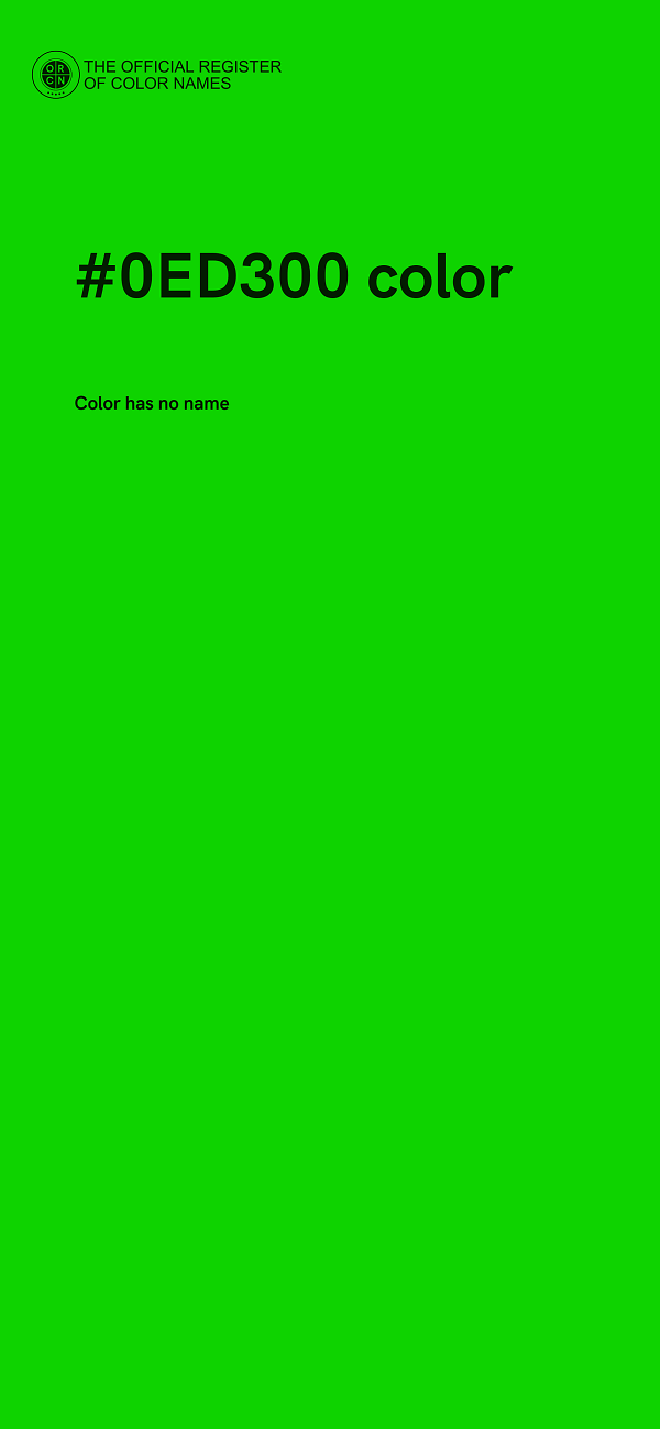 #0ED300 color image