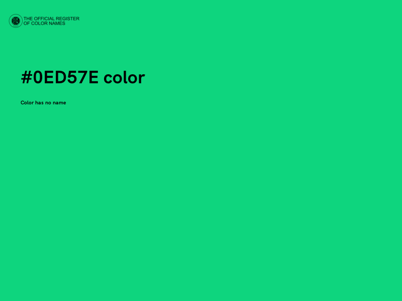 #0ED57E color image