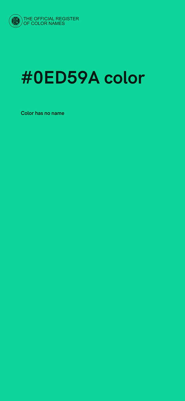 #0ED59A color image