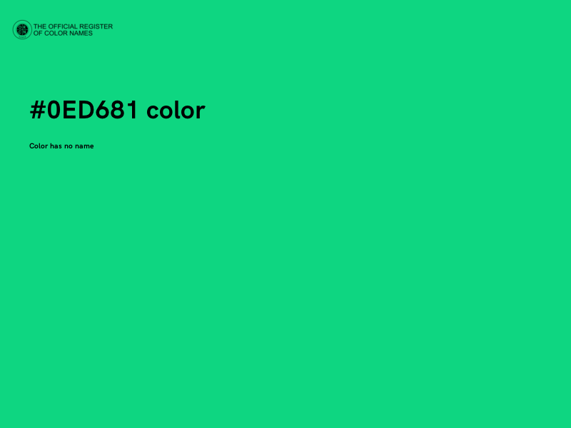 #0ED681 color image