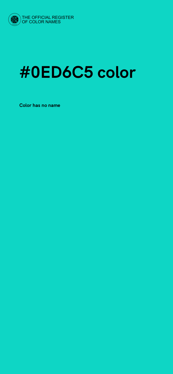 #0ED6C5 color image