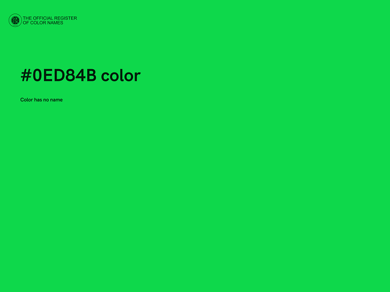 #0ED84B color image