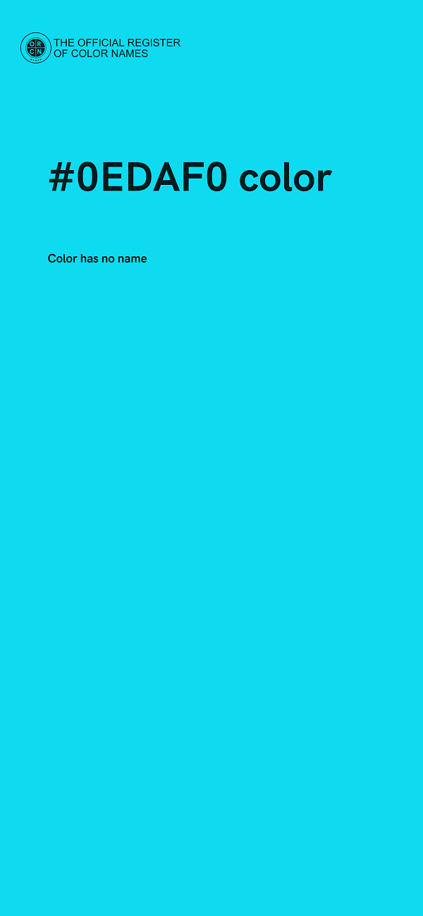 #0EDAF0 color image