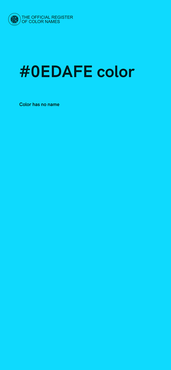 #0EDAFE color image