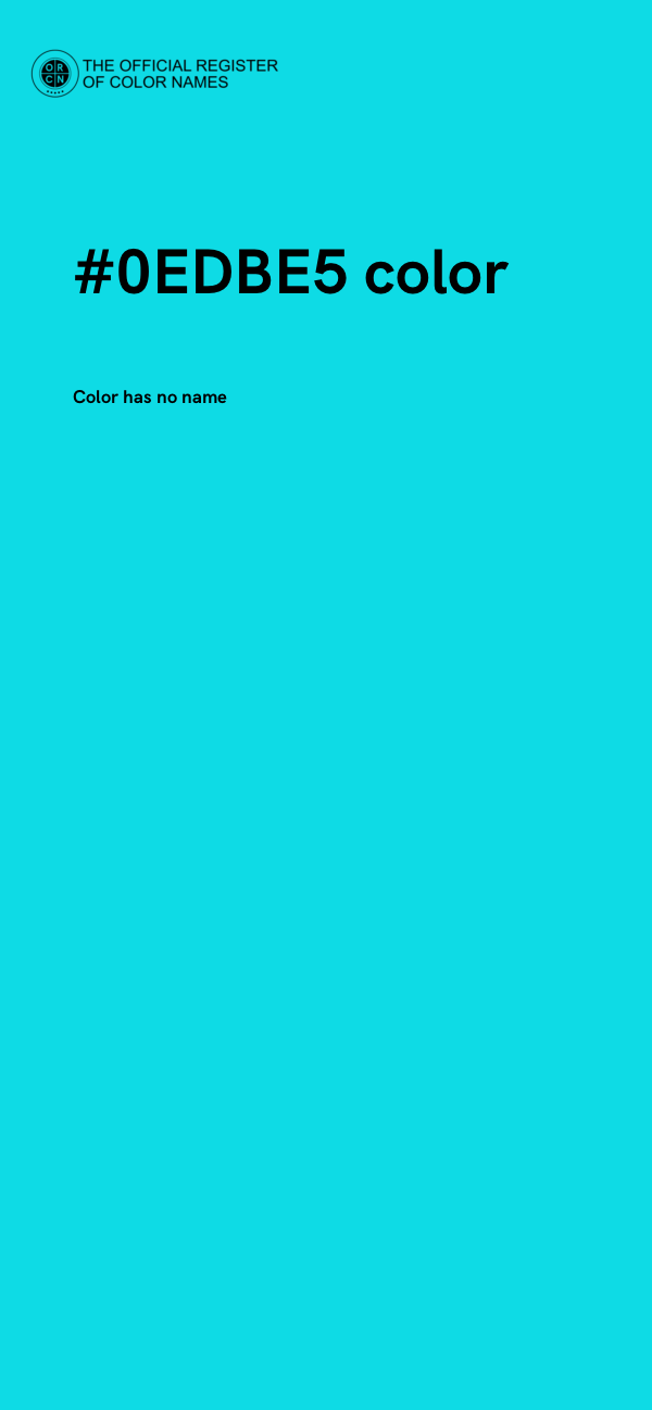 #0EDBE5 color image