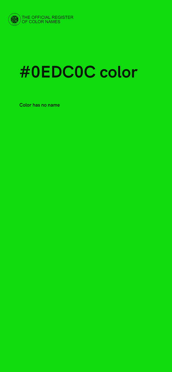 #0EDC0C color image