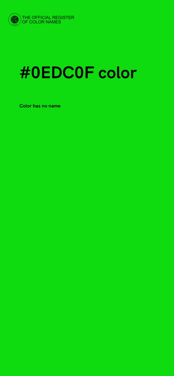 #0EDC0F color image