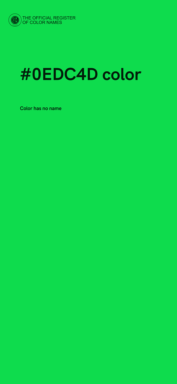 #0EDC4D color image