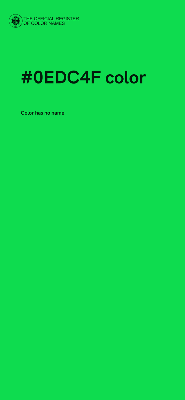 #0EDC4F color image