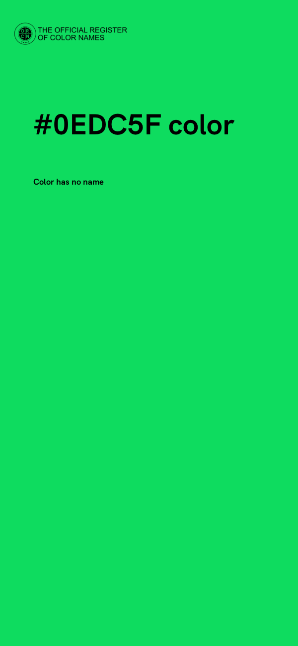 #0EDC5F color image