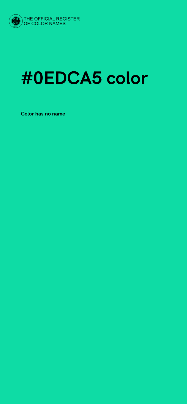 #0EDCA5 color image
