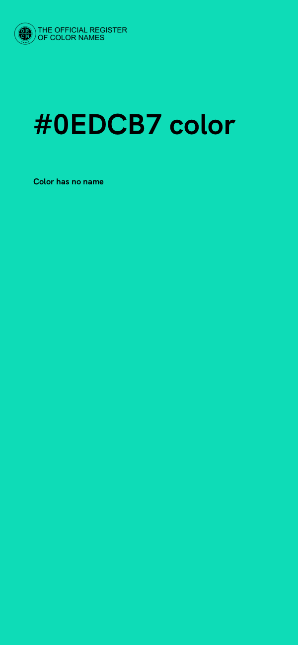 #0EDCB7 color image
